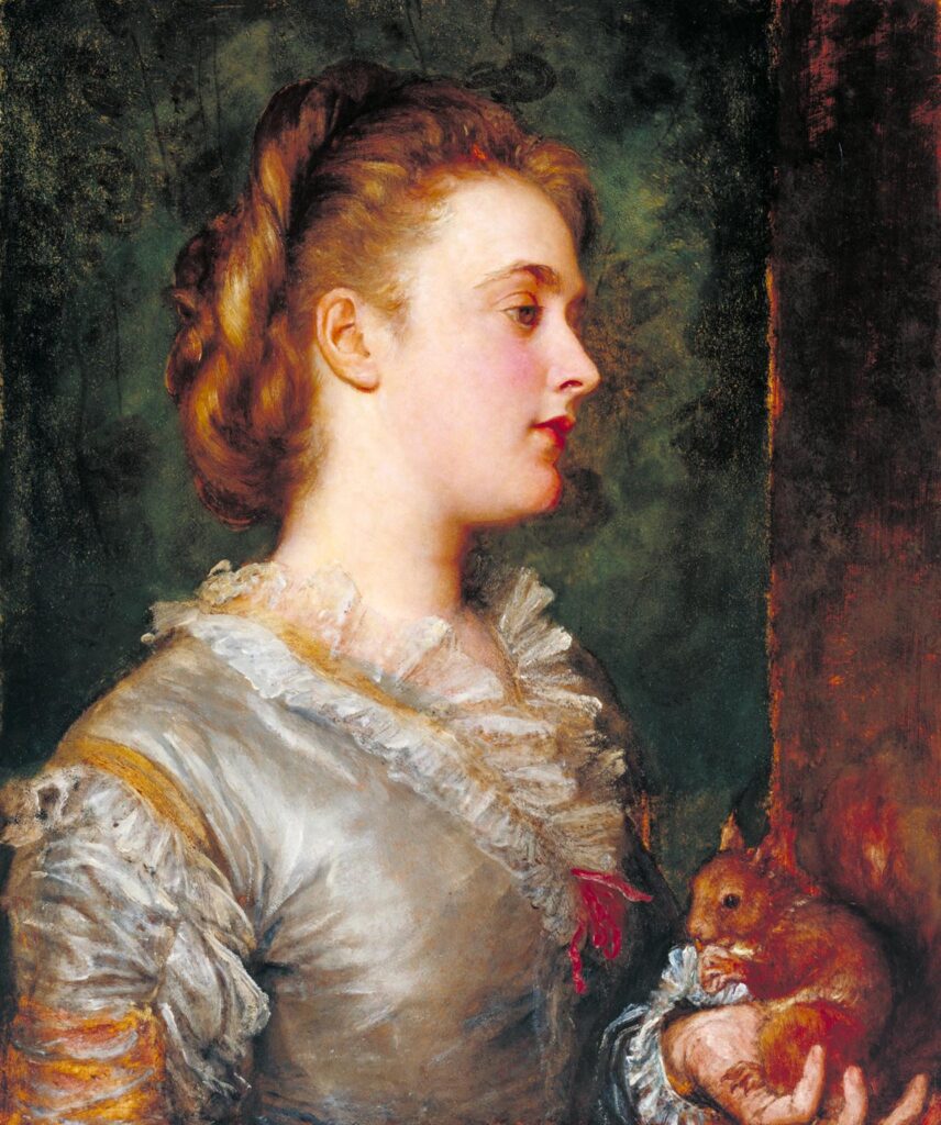 Painting of Dorothy Tennant by George Frederick Watts. 